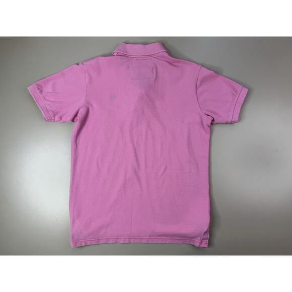 VTG Y2K Abercrombie & Fitch Women’s Polo M Pink Moose Preppy College Millennial - Picture 12 of 14